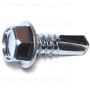 Midwest Fastener #14 x 3/4 in. Hex Washer Head Self-Drilling Screwsimage