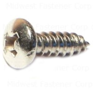 Midwest Fastener #8 x 1/2 in. Pan Head Sheet Metal Screwsimage