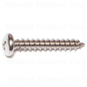 Midwest Fastener #10 x 1-1/4 in. Pan Head Sheet Metal Screwsimage