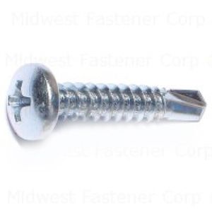 Midwest Fastener #10 x 1 in. Pan Head Self-Drilling Screwsimage
