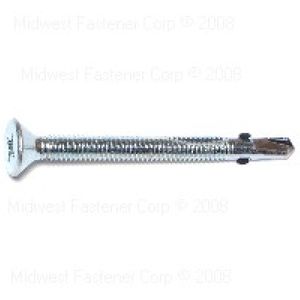 Midwest Fastener #12 x 2-1/2 in. Flat Head Self-Drilling Screw with Wingsimage