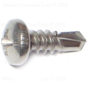 Midwest Fastener #8 x 1/2 in. Pan Head Phillips Self-Drilling Screwsimage