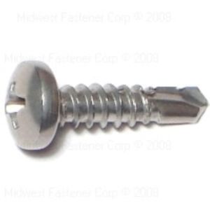 Midwest Fastener #10 x 3 in. Pan Head Self-Drilling Screwsimage