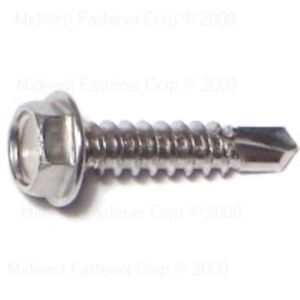 Midwest Fastener #8 x 3/4 in. Hex Head Self-Drilling Screwsimage