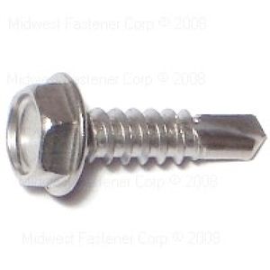 Midwest Fastener #10 x 3/4 in. Hex Head Self-Drilling Screwsimage