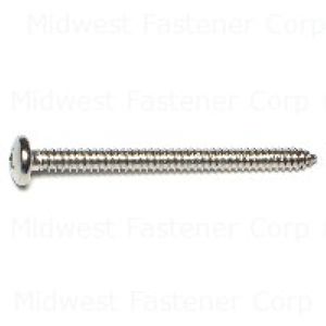 Midwest Fastener #14 x 3 in. Pan Head Phillips Sheet Metal Screwimage