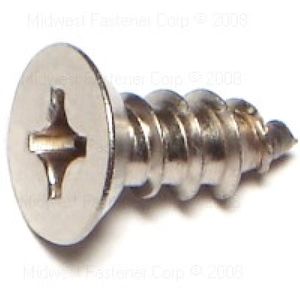 Midwest Fastener #14 x 3/4 in. Flat Head Phillips Sheet Metal Screwsimage
