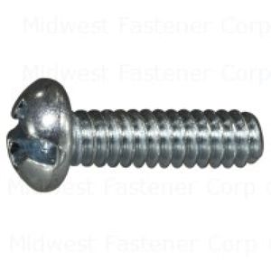 Midwest Fastener #6-32 x 1/2 in. Round Head Machine Screwimage