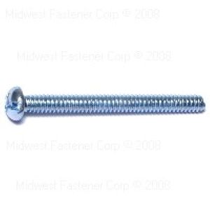 Midwest Fastener #6-32 x 1-1/2 in. Combination Round Head Machine Screwsimage