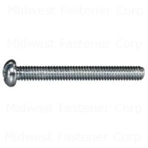 Midwest Fastener #8-32 x 1-1/2 in. Combination Round Head Machine Screwsimage