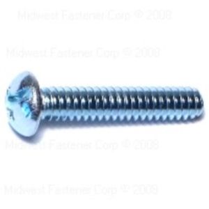 Midwest Fastener #10-24 x 1 in. Combination Round Head Machine Screwimage