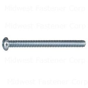 Midwest Fastener #10-24 x 2 in. Combination Round Head Machine Screwimage