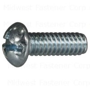Midwest Fastener #10-24 x 2-1/2 in. Combination Round Head Machine Screwimage
