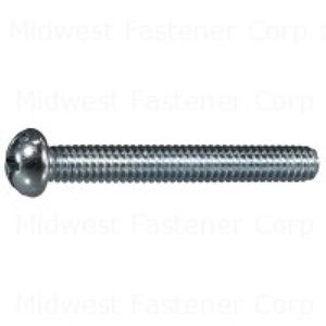 Midwest Fastener 1/4-20 x 2 in. Combination Round Head Machine Screwsimage