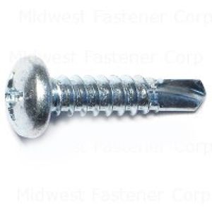 Midwest Fastener #12 x 1 in. Pan Head Self-Drilling Screwsimage