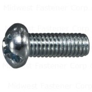 Midwest Fastener #10-32 x 1/2 in. Combo Round Head Machine Screwsimage