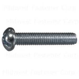 Midwest Fastener #10-32 x 1 in. Combination Round Head Machine Screwimage
