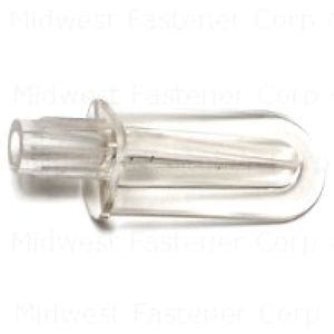 Midwest Fastener 1/4 in. Clear Long Nose Fluted Shelf Supportimage