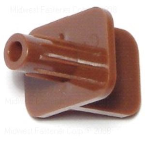 Midwest Fastener 1/4 in. Walnut Square Shelf Supportimage