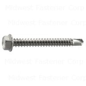 Midwest Fastener #12 x 2 in. Hex Washer Head Self-Drilling Screwsimage