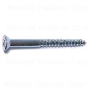 Midwest Fastener #6 x 1-1/2 in. Phillips Flat Head Wood Screws, 5-Packimage