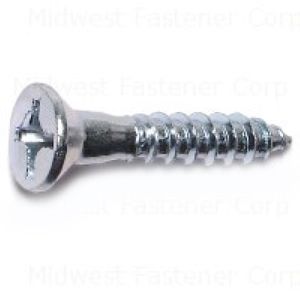 Midwest Fastener #12 x 1-1/4 in. Flat Head Wood Screws, 5-Packimage