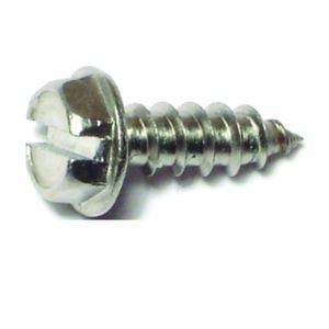 Midwest Fastener #8 x 1/2 in. Slotted Hex Head Sheet Metal Screwimage