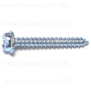 Midwest Fastener #8 x 1-1/4 in. Slotted Hex Washer Head Sheet Metal Screws, 5-Packimage