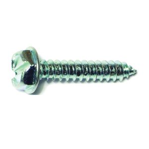 Midwest Fastener #10 x 1 in. Slotted Hex Washer Head Sheet Metal Screws, 5-Packimage
