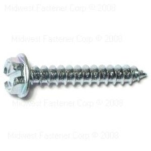 Midwest Fastener #10 x 1-1/4 in. Slotted Hex Washer Head Sheet Metal Screws, 5-Packimage