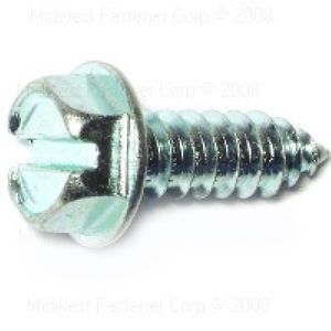 Midwest Fastener #14 x 3/4 in. Slotted Hex Washer Head Sheet Metal Screwsimage