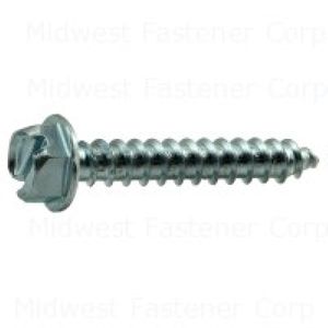 Midwest Fastener #14 x 1-1/2 in. Slotted Hex Washer Head Sheet Metal Screws, 5-Packimage
