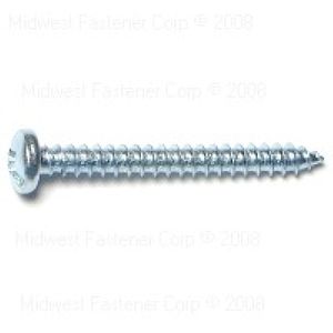 Midwest Fastener #6 x 1-1/4 in. Combo Pan Head Sheet Metal Screwsimage