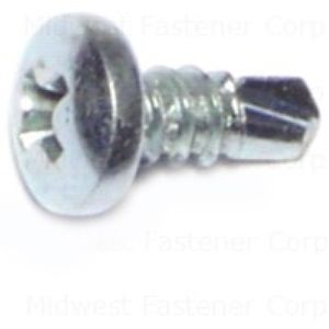 Midwest Fastener #10 x 1/2 in. Pan Head Self-Drilling Screwsimage