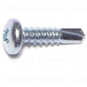 Midwest Fastener #10 x 3/4 in. Pan Head Self-Drilling Screwsimage
