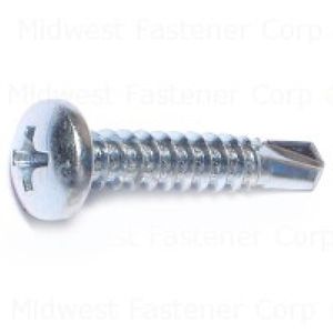 Midwest Fastener #10 x 1 in. Pan Head Self-Drilling Screwsimage