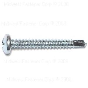 Midwest Fastener #10 x 1-1/2 in. Pan Head Self-Drilling Screwsimage