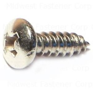 Midwest Fastener #8 x 1/2 in. Pan Head Sheet Metal Screwsimage