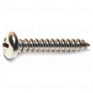 Midwest Fastener #8 x 1 in. Pan Head Sheet Metal Screwsimage
