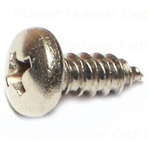 Midwest Fastener #10 x 1/2 in. Pan Head Sheet Metal Screwsimage