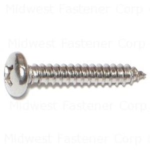 Midwest Fastener #12 x 1-1/2 in. Pan Head Phillips Concrete Screws, 5-Packimage