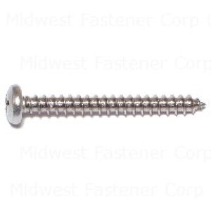 Midwest Fastener #12 x 2 in. Pan Head Sheet Metal Screws, 5-Packimage