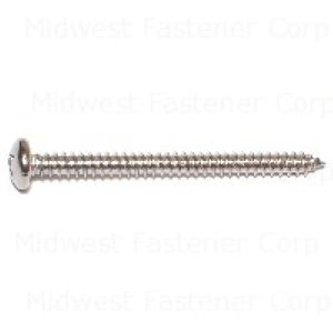 Midwest Fastener #12 x 2-1/2 in. Pan Head Sheet Metal Screws, 5-Packimage