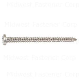 Midwest Fastener #12 x 3 in. Pan Head Sheet Metal Screws, 5-Packimage