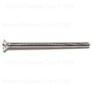 Midwest Fastener #6-32 x 2 in. Flat Head Phillips Machine Screw, 5-Packimage