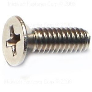 Midwest Fastener #8-32 x 1/2 in. Flat Head Machine Screws, 5-Packimage