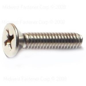 Midwest Fastener #8-32 x 3/4 in. Flat Head Machine Screws, 5-Packimage