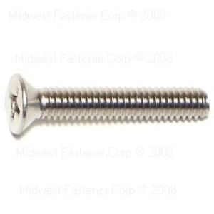Midwest Fastener #8-32 x 1 in. Flat Head Phillips Machine Screws, 5-Packimage