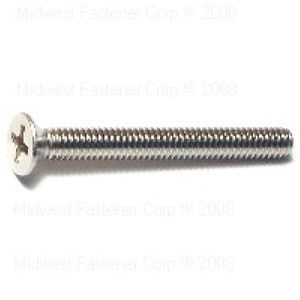 Midwest Fastener #8-32 x 1-1/2 in. Flat Head Phillips Machine Screws, 5-Packimage