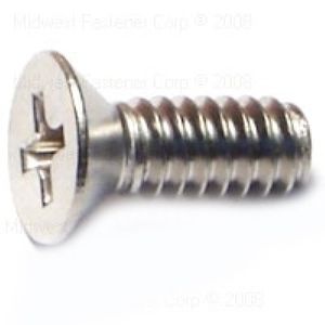 Midwest Fastener #10-24 x 1/2 in. Flat Head Phillips Machine Screws, 5-Pieceimage